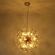 preview thumbnail 16 of 18, 12-Light Modern Glam Sputnik Round Colorful Chandelier Globe Starburst Crystal Beaded Firework Chandelier - 21.6 in. W