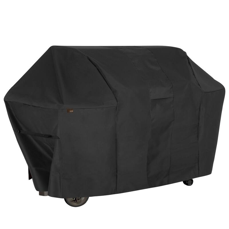 Modern Leisure Monterey Outdoor Patio 5-6 Burner Propane Bbq Grill Cover, 73" W x 25" D x 44.5" H, Black - Black