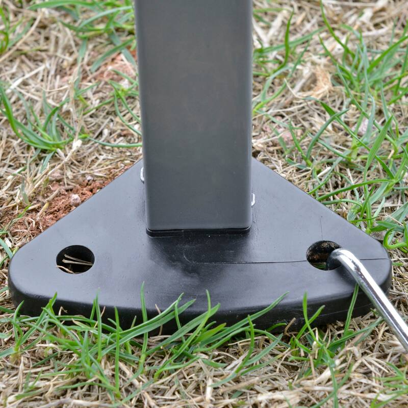 Hexagonal Pop-Up Gazebo with Mesh Sidewalls, Adjustable Height, and Steel Frame for Outdoor Use