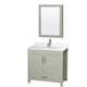 Option Light Green / White Quartz Top / Brushed Nickel
