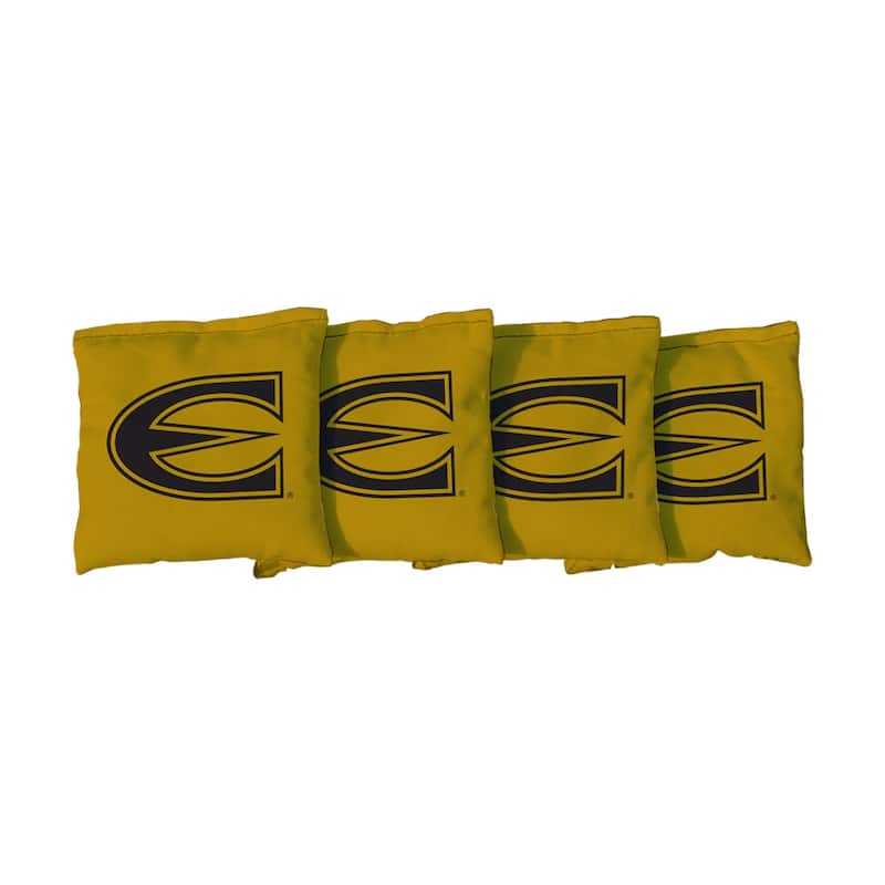 Emporia State ESU Hornets Gold Cornhole Bags - Corn Filled