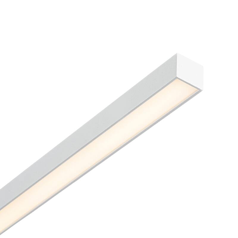 Contemporary 2-Light Black Linear Dimmable LED Vanity Wall Lamp