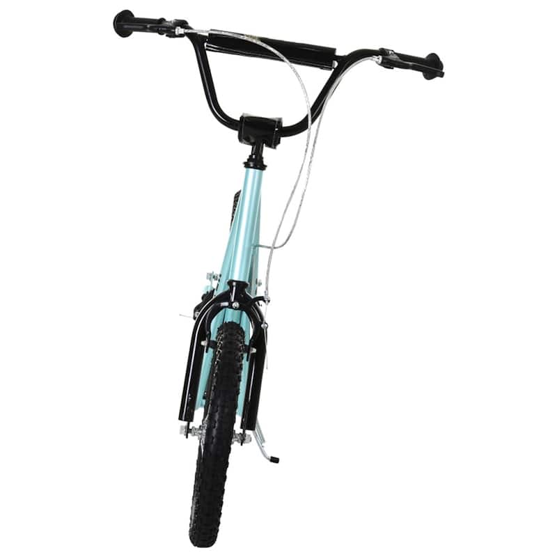Children’s Ride-On Scooter with Soft Grip Handlebar and Anti-Slip Foot Deck for Outdoor Use - 54.75"L x 22.75"W x 35.5"-37.75"H