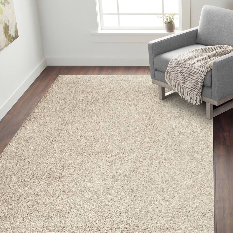 Porch & Den Kerlerec Solid Indoor Shag Area Rug