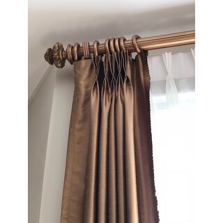 Shop Wood 2 Inch Historical Gold Curtain Rings Set Of 7