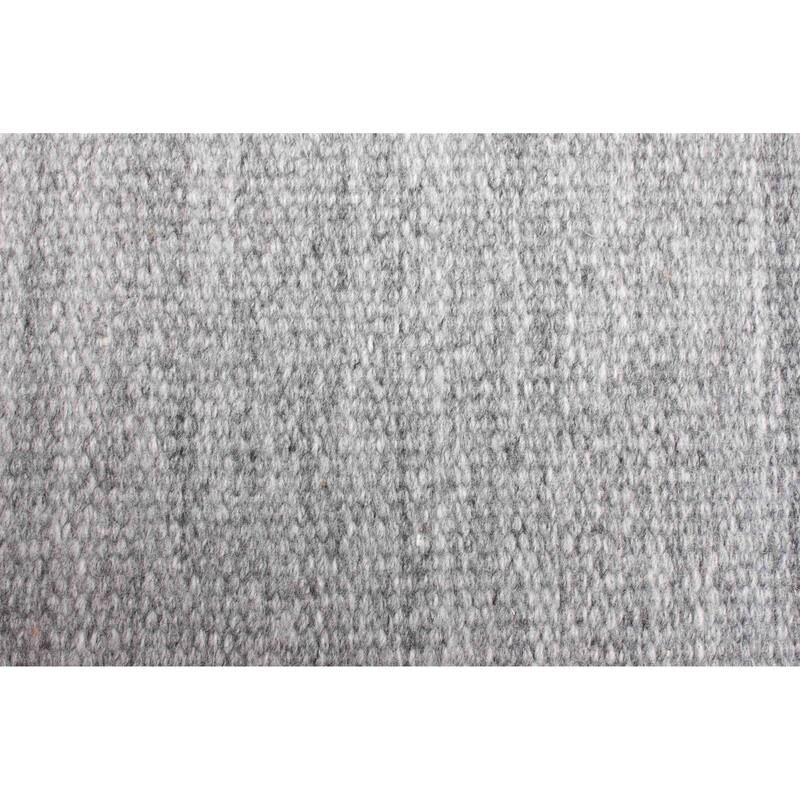 ECARPETGALLERY Flat-Weave Ankara FW Grey Wool Kilim - 5'1 x 7'8