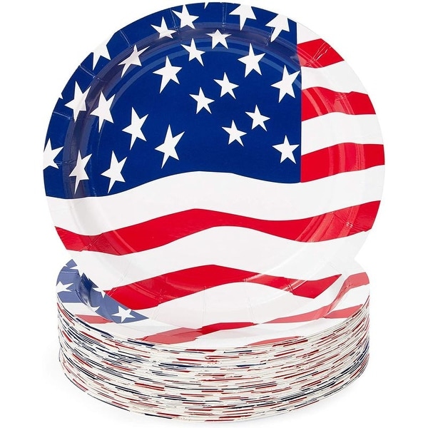 Patriotic paper plates deals