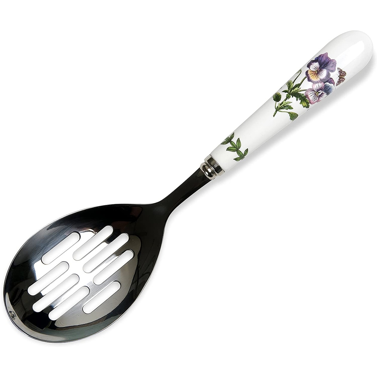 Cooking Concepts Stainless Steel Slotted Spoon, 13-In.