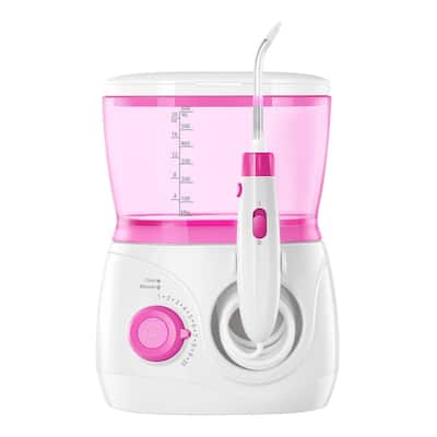 Children's Countertop Portable Water Flosser - Dental Tools for Kids and Children Pink - 7.9 x 5.77 x 4.87