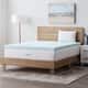 Lucid Comfort Collection 3-inch Gel and Aloe Memory Foam Topper - Full- No Cover