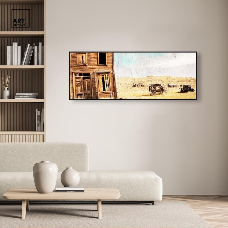 Ranch Panoramic Canvas by Art Remedy