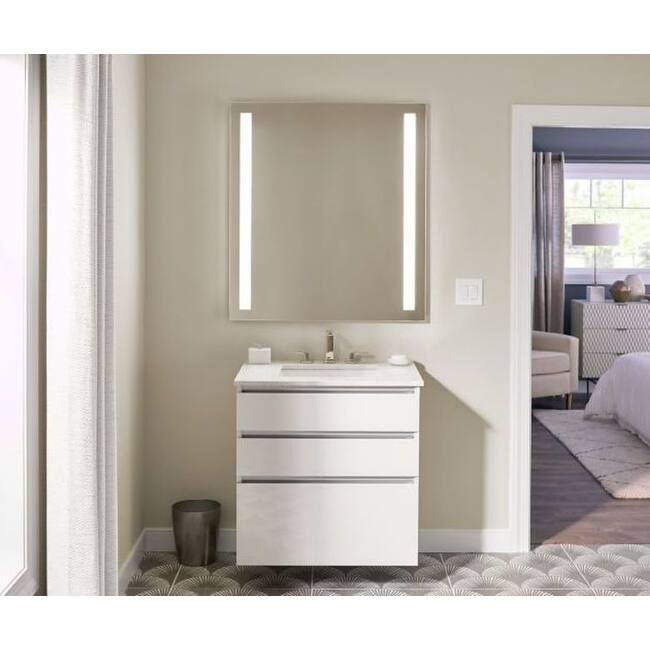 Robern Vitality 24" W x 30" H Rectangular Mirror with Built-In LED