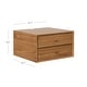 preview thumbnail 9 of 82, Nathan James Harper 2-Drawer Mid-Century Side Table