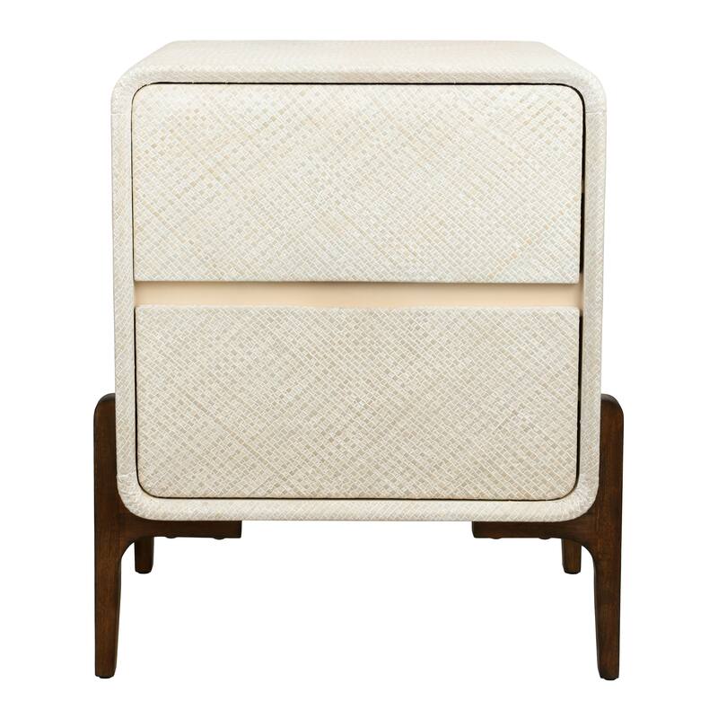 NPD Furniture Lotie 2-Drawer Nightstand