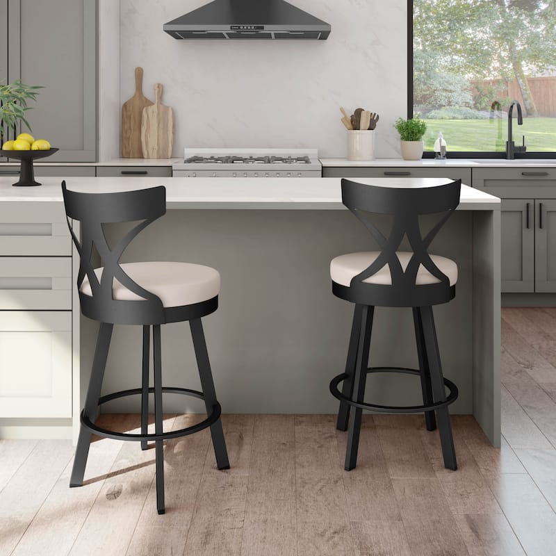 Amisco Washington Swivel Bar Stool