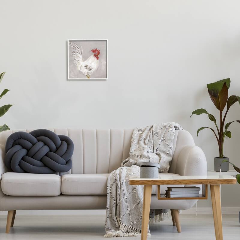Stupell Country Chicken Hen Portrait Framed Giclee Art by Stephanie Workman Marrott
