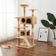 preview thumbnail 5 of 8, Kittens Multi-Level Cat Tree Cat Condo with Scratching Posts