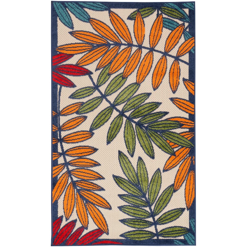 Nourison Alice Indoor/Outdoor Floral Area Rug - 2'8" x 4' - Multicolor