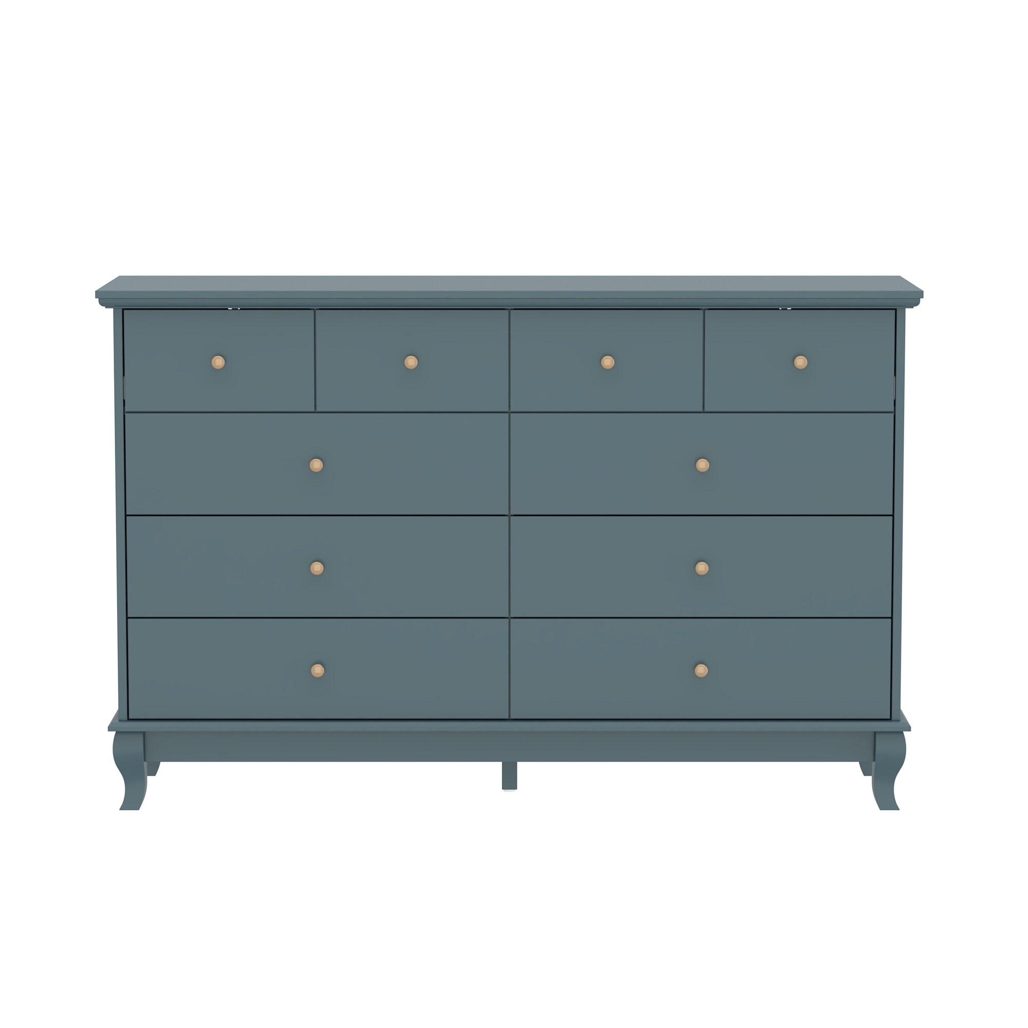 55.1"W Lacquer Dresser Long Dresser for Bedroom Chest of Drawers -  Overstock - 37044607