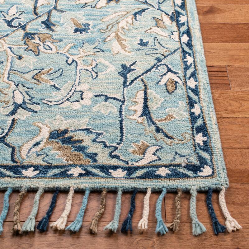 SAFAVIEH Handmade Blossom Souheila Modern Floral Wool Rug