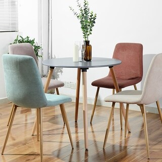 Dyan Round PU Dining Table - Bed Bath & Beyond - 35781453