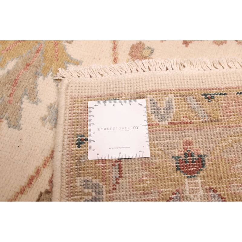 ECARPETGALLERY Hand-knotted Jules Serapi Ivory Wool Rug - 5'11 x 9'2