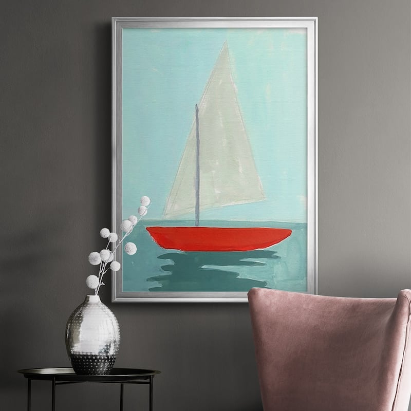 Small Sail II Premium Framed Print - Ready to Hang