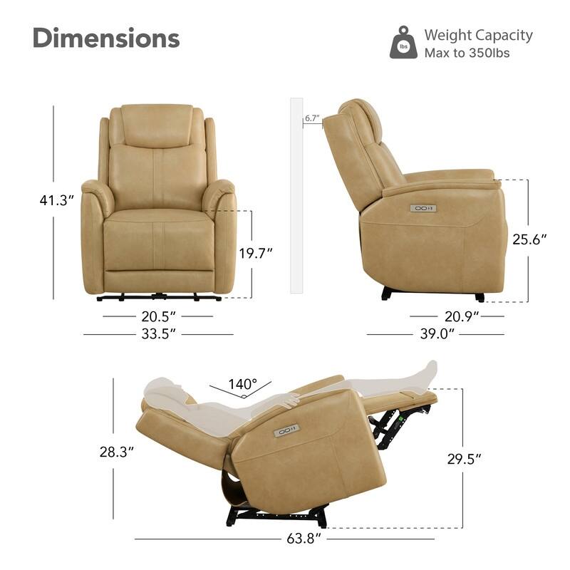 Spruce & Spring Zero Gravity Power Recliner Chair for Adults