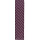 preview thumbnail 23 of 46, Hand-Woven Ann Tone-on-Tone Zig-Zag Wool Area Rug - 2' 3" x 14' Purple