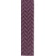 preview thumbnail 9 of 46, Hand-Woven Ann Tone-on-Tone Zig-Zag Wool Rug 2' 3" x 12' - Purple