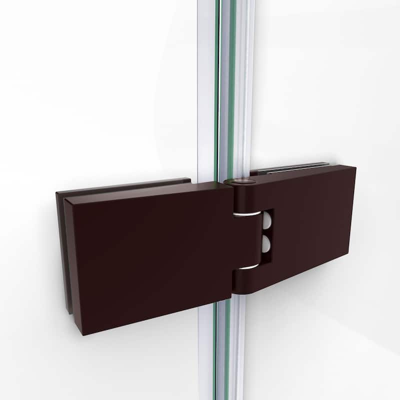 DreamLine Aqua Ultra 48 in. W x 58 in. H Frameless Hinged Tub Door - 48" W - 48" W