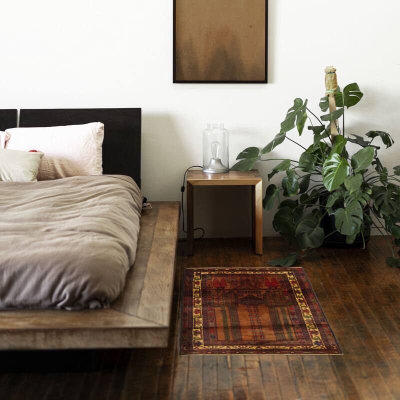 ECARPETGALLERY Hand-knotted Teimani Brown Wool Rug - 2'6 x 4'11