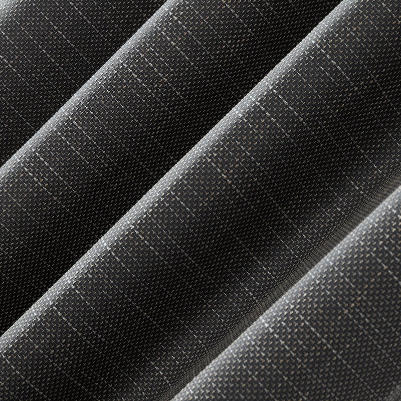 Sun Zero Kline Burlap Weave Thermal Extreme Total Blackout Grommet Curtain Panel, Single Panel