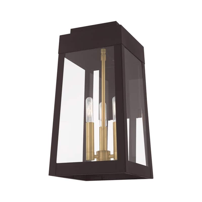 Livex Lighting 3-Light Outdoor Wall Lantern, 20855