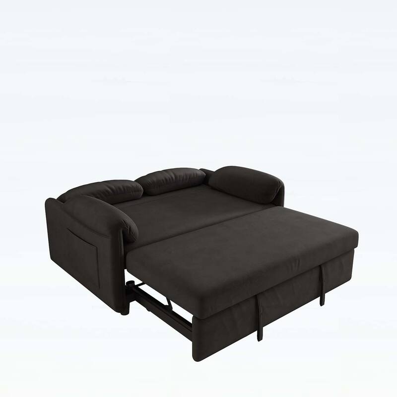 Sofa Centric Design: 54-Inch Sofa Bed with Dual Purpose - A Stylish Retractable Bed for Your Living Room