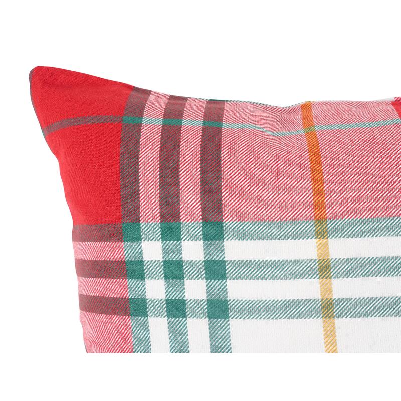 KAF Home Feather Filled 20 x 20 Holiday Throw Pillow Modern Holiday