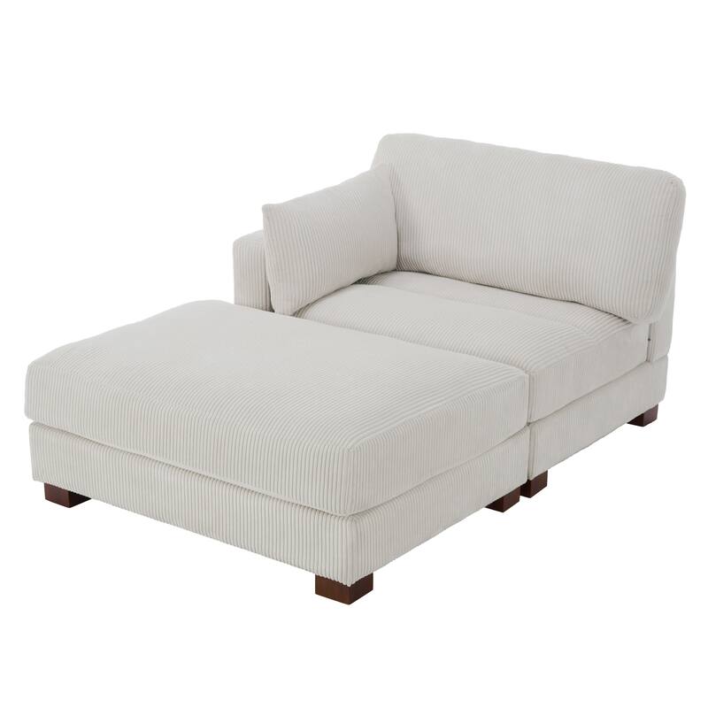 Modern Chaise Lounge Modular Sectional Sofa