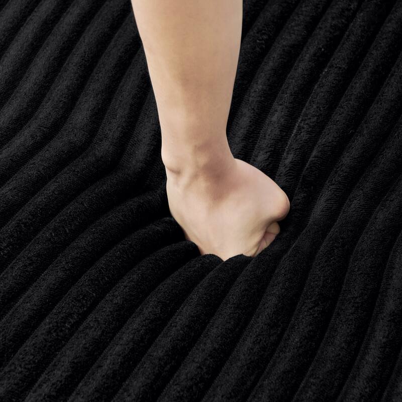 Roomfitters U-Shape Modular Sectional Sofa, Corduroy Sleeper Couch, Modern Compressed Sofa for Living Room