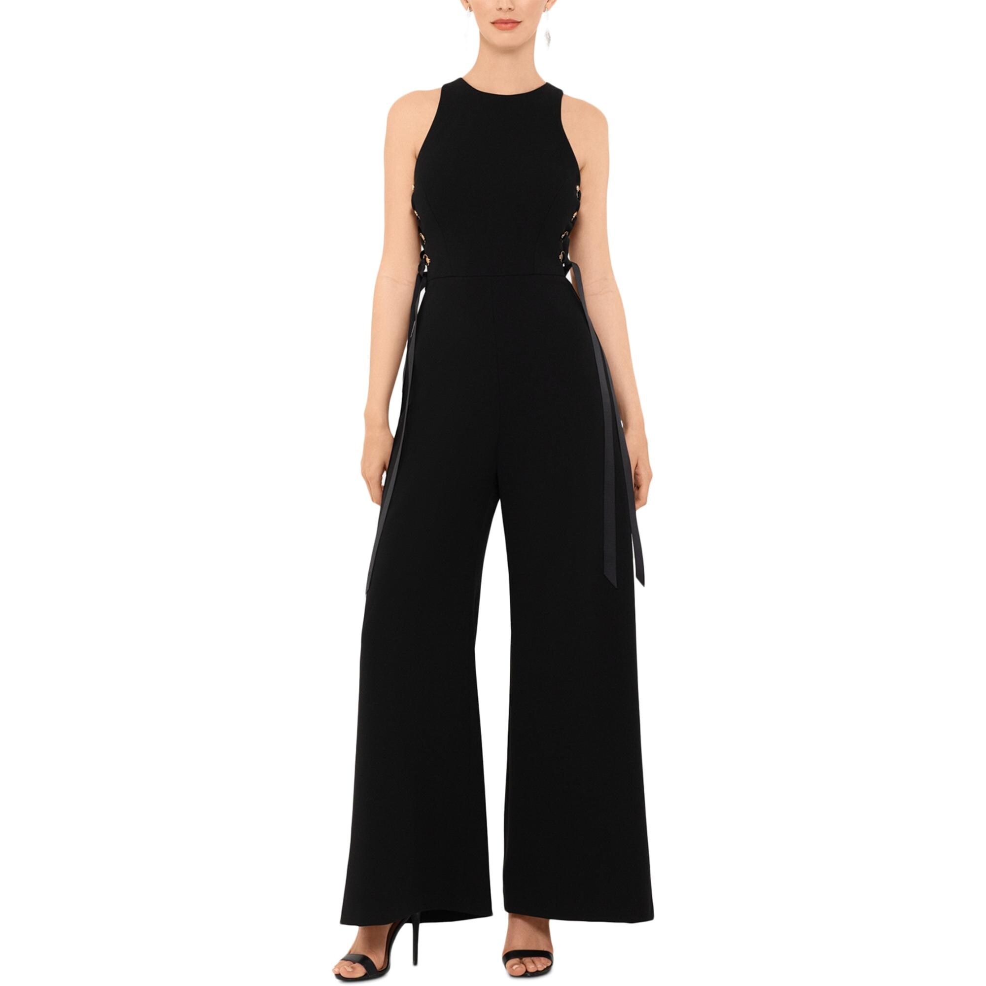 wide leg trouser jumpsuit