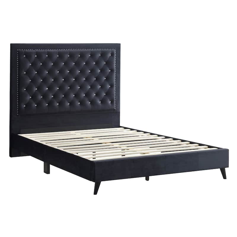 Alba Upholstered King Panel Bed