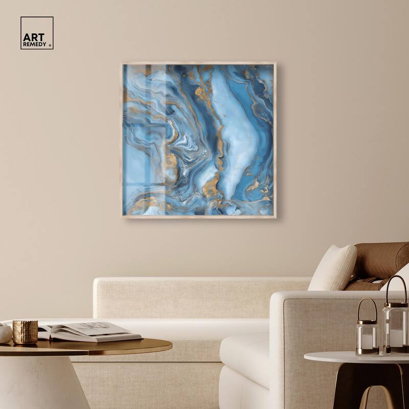 River Gold Shadowbox by Art Remedy