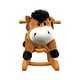 preview thumbnail 2 of 1, Ponyland 24-inch Brown Rocking Horse with Sound