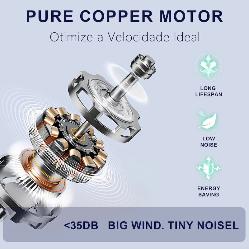 52 Inch Modern Ceiling Fan With 3 Color Dimmable 3 ABS Blades Remote Control Reversible DC Motor With Led Light