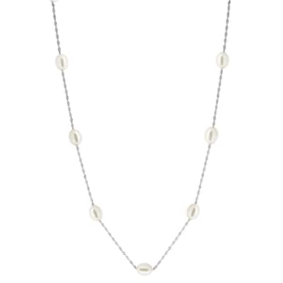 EFFY 925 Sterling Silver Fresh Water Pearl Necklace - 18 Inch