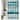 Recycled Cotton Modern Stripe Watercolor Teal Shower Curtain