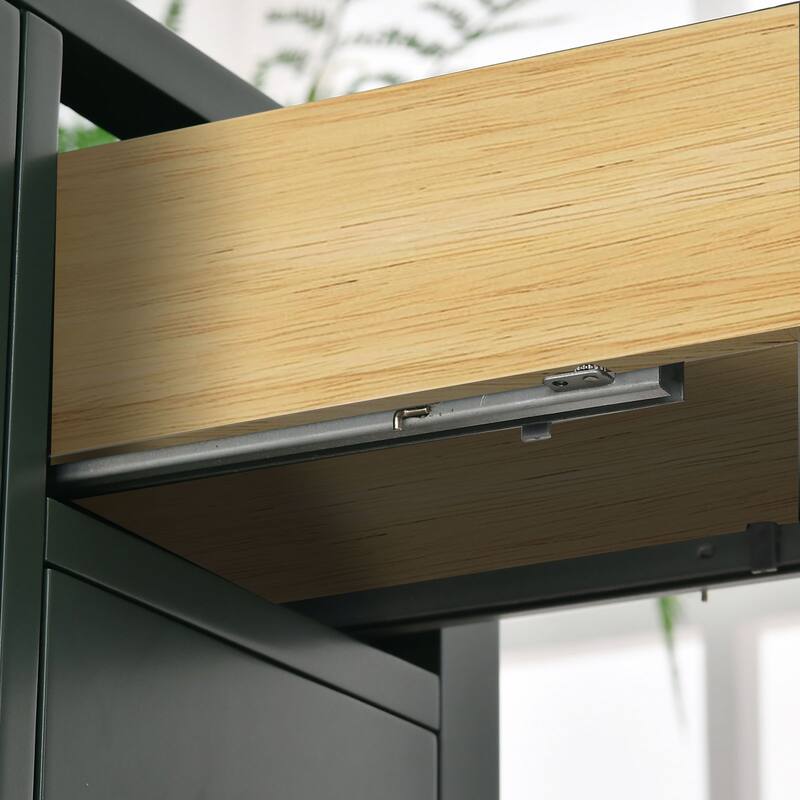 StarrySky 36 inch Undermount Left Sink Bathroom Vanity with Engineered Carrara Marble Top