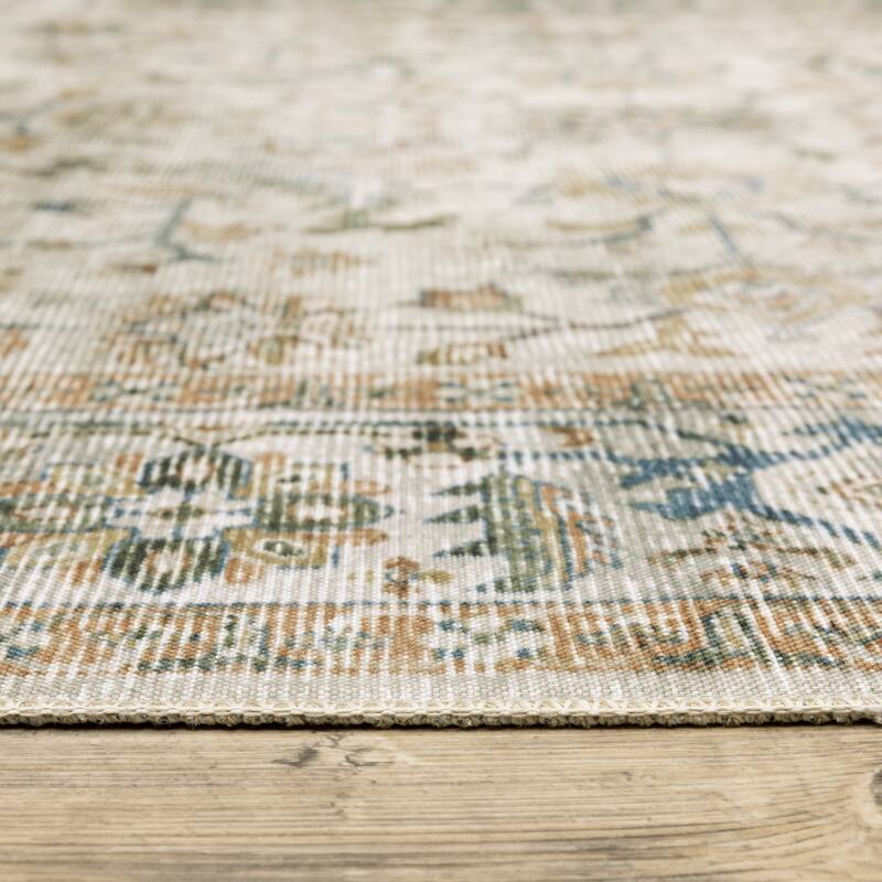 Vista Home Clarissa Washable Vintage Oriental Indoor Area Rug