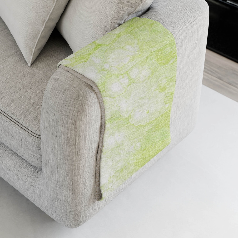 Premium Machine Washable Abstract Modern Sherpa Throw Blanket