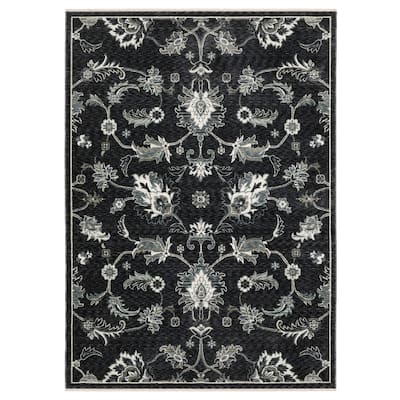 Style Haven Estella Oriental Blue/ Ivory Area Rug