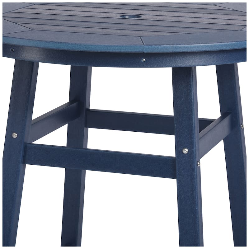 Polytrends Laguna Hdpe All Weather Outdoor Patio 35" Round Counter Table
